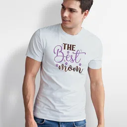 Seekbuylove Men Typography Printed Round Neck Short Sleeves Bio Finish T-shirt image 4