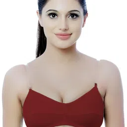 NUTEXSANGINI Women Medium Coverage Everyday Bra With Transparent Straps-picture-16