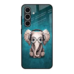 QRIOH Adorable Baby Elephant Samsung Galaxy S24 FE 5G Impact Resistant Back Case-picture-40