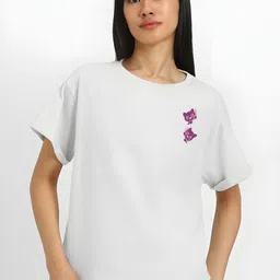 KAIDO Printed Round Neck Cotton Drop-Shoulder Sleeves Regular Fit T-shirt-picture-21