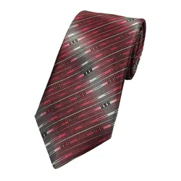 RARE COMBEE GROUP Men Printed Necktie With Pocket Square & Cufflinks Accessory Gift Set image 4