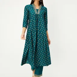 Max Women Floral Printed Kurta with Trousers & Dupatta-image-34