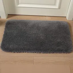 RJVT Grey Microfibre 1400 GSM Bath Rugs image 1