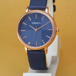 VIRAKTI Women Brass Dial & Leather Straps Analogue Watch WATHYVUMCFKGZNXS-picture-18