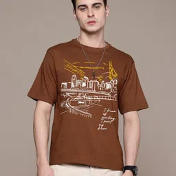 Moda Rapido Men Printed Applique T-shirt-picture-30