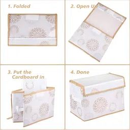 Aura White & Beige 3 Pieces Multi-Utility Organisers image 2