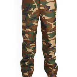 Decathlon Men Camouflage Printed Mid-Rise Regular Trousers-picture-28