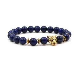 EDMIRIA Blue Natural Lapis Lazuli Ceramic Elasticated Bracelet-picture-21