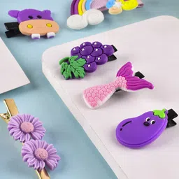 LYTIX Girls 30Pcs Unicorn Ice Cream Hair Accessory Set-picture-20