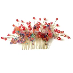 Hair Flare Women Embellished Beaded Comb Pin-picture-16