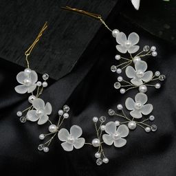 YouBella Floral Beaded Tiara-picture-25