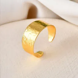 Jewels Nest Stainless Steel Gold Plated Finger Ring-image-4
