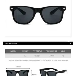 EYMEN I Men Polarised and UV Protected Lens Wayfarer Sunglasses eym_IBlack Krmchnd@199 image 5