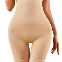 CareDone High Rise Stretchable Cotton Tummy & Thigh Control Body Shapewear-image-0