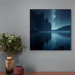 nestroots Night Sky Canvas Wall Square Paintings Wall Art -30 x 30 In-picture-28