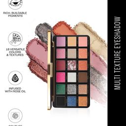 Lakme Rouge Bloom 18 In 1 Multi Texture Eyeshadow Pro-Palette - 27g-picture-21
