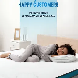 Roma Puf Levata Eurotop White & Grey Orthopedic Quilted Double Size Mattress image 5