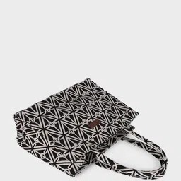 MINI WESST Printed Structured Tote Bag image 2