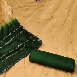 KALINI Embroidered Unstitched Dress Material image 2