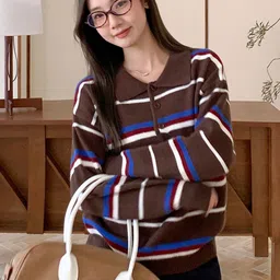 LULU & SKY Women Striped Pullover-picture-14