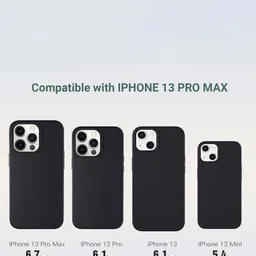 LIRAMARK Solid Printed iPhone 13 Pro Max Back Case Mobile Accessories image 5