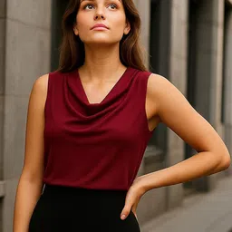 all about you Cowl Neck Top-picture-32