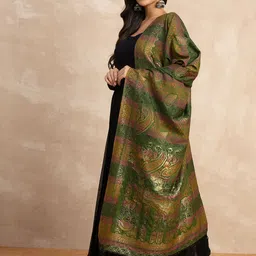 STADO Ethnic Motifs Woven Design Dupatta image 5
