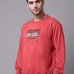 MACK JONNEY Men Graphic Printed Pullover Sweatshirt image 2