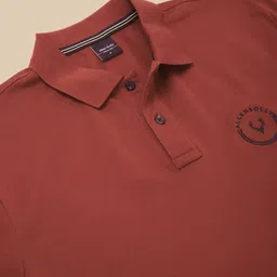 Allen Solly Embroidered Polo Collar Cotton T-shirt image 3