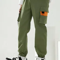 BAESD Boys Relaxed Cargos Trousers-picture-40