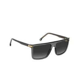 Carrera Unisex Grey Lens & Gunmetal-Toned Rectangle Sunglasses with-picture-39