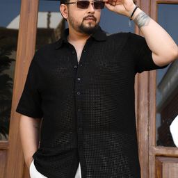 Instafab Plus Men Oversized Plus Size Comfort Casual Shirt-picture-15