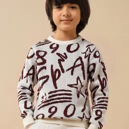 U.S. Polo Assn. Kids Boys Typography Patterned Knit Pullover Sweater-picture-42