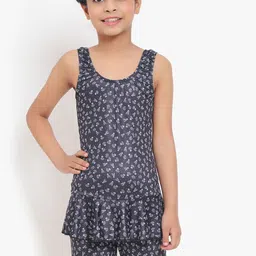 JMT Wear Girls Printed Swimming Dress-image-9