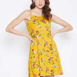 Berrylush Floral Print A-Line Dress-picture-25