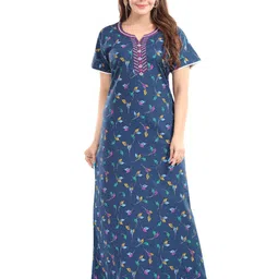 TRUNDZ Printed Maxi Nightdress-picture-15
