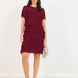 Styli Women Boat Neck Sheath Dress-picture-12