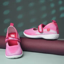 Bubblegummers Girls Textured Round Toe Basics Sneakers-picture-45