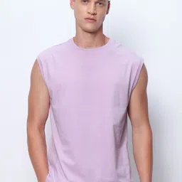 Bewakoof Men Solid Boxy Cotton Innerwear Vest-picture-39