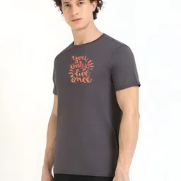SZN Men Typography Printed T-shirt image 2