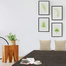 USHA SHRIRAM Brown 1 Seater Anti-Dust Mite & Anti-Sag Double Foam Fold Out Sofa Cum Bed image 3