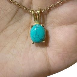 GenZcomplex Gold-Plated Oval Pendants-picture-15