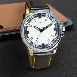 Killer Men Printed Leather Textured Straps Analogue Watch KLMO73F-picture-11