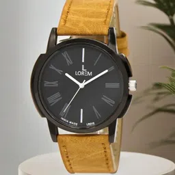 LOREM Men Printed Dial & Straps Analogue Watch LR19-A-image-36
