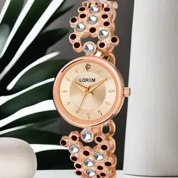 LOREM Women Printed Dial & Stainless Steel Straps Analogue Watch LR256-A-picture-36