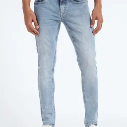 Flying Machine Men Super Skinny Fit Low-Rise Heavy Fade Stretchable Jeans-picture-14