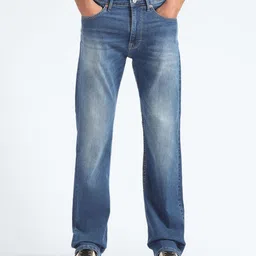 Flying Machine Men Bootcut Heavy Fade Stretchable Jeans-picture-43