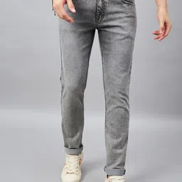 STUDIO NEXX Men Tapered Fit Heavy Fade Cotton Jeans-image-89