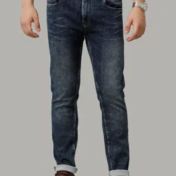 Voi Jeans Men Mid-Rise Comfort Skinny Fit Heavy Fade Stretchable Jeans-picture-33