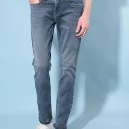 Crimsoune Club Men Lean Slim Fit Light Fade Stretchable Jeans-picture-16